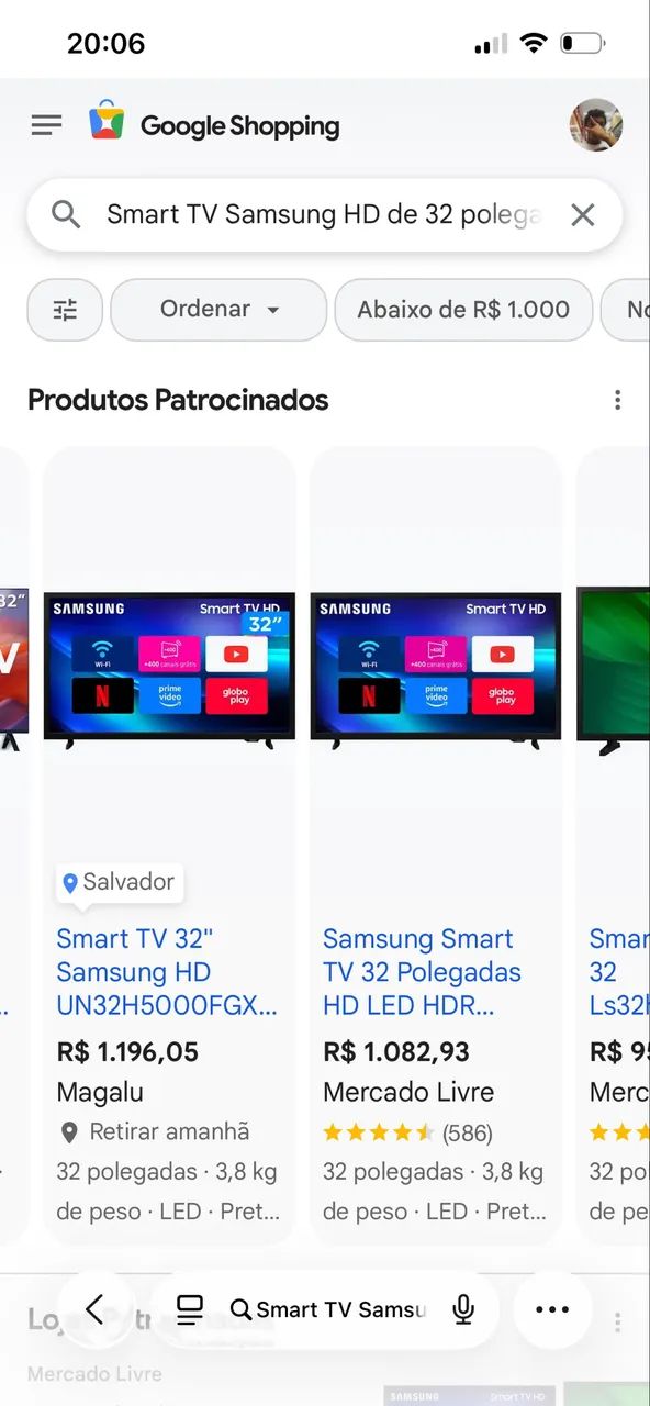 Smart TV Samsung HD de 32 polegadas - Foto 2