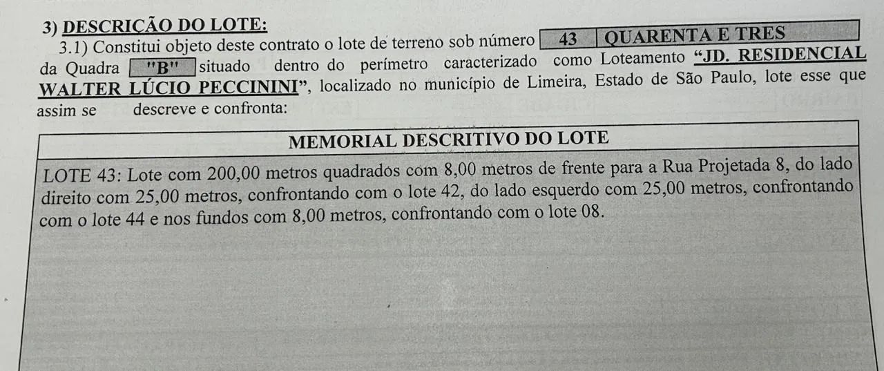 Vendo ou troco terreno 400m2 Jd Walter Piccinini - Limeira - Foto 3