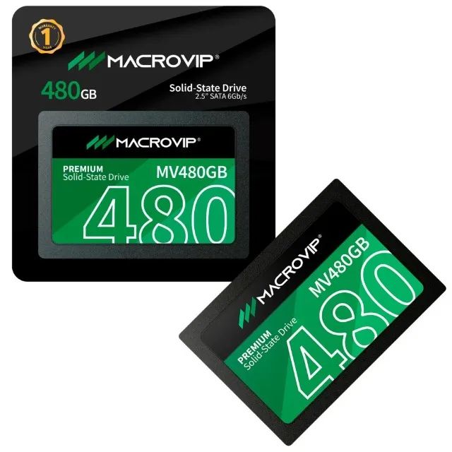 SSD 480GB  Macrovip  em estado de novo, usado por 15 dias 480GB  512GB não é M2 M.2