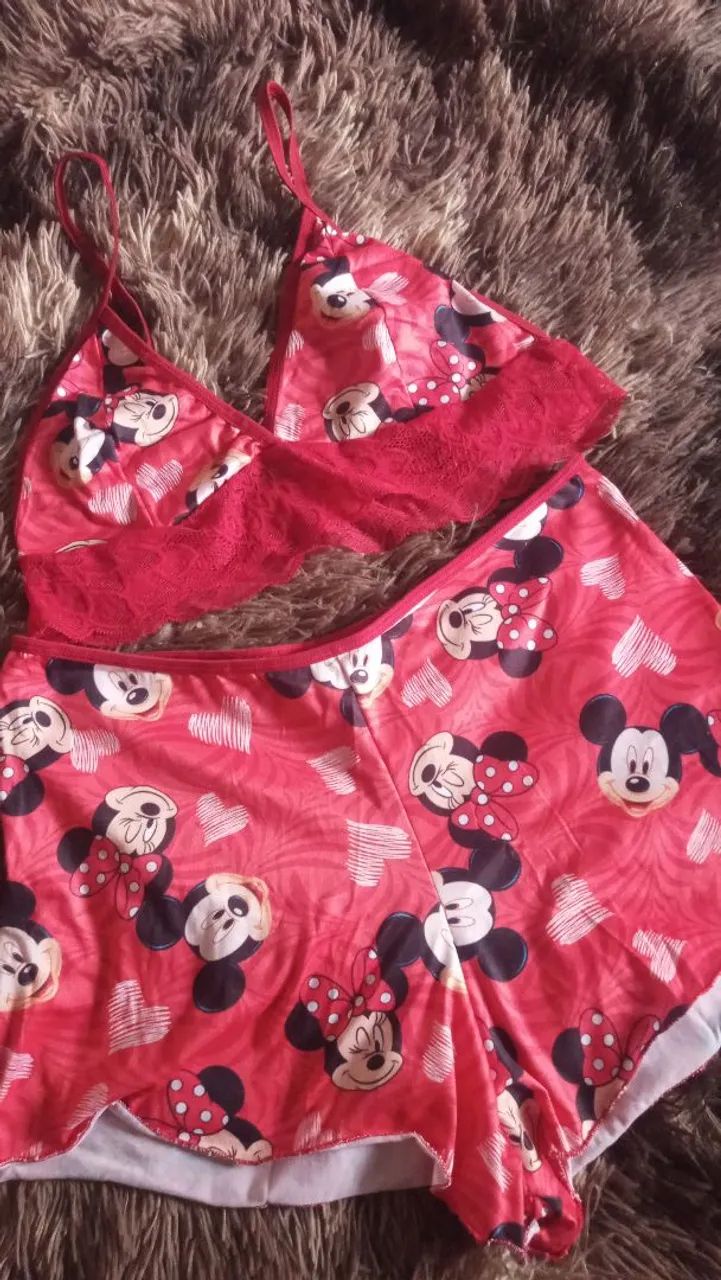 Top doll Cropped estampado 