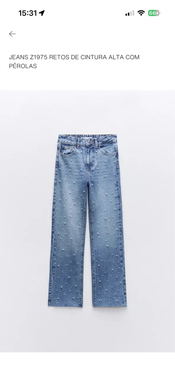 Calça jeans zara  - Foto 2