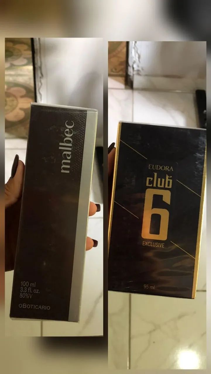 Perfume Malbec e Club 6 Exclusive 