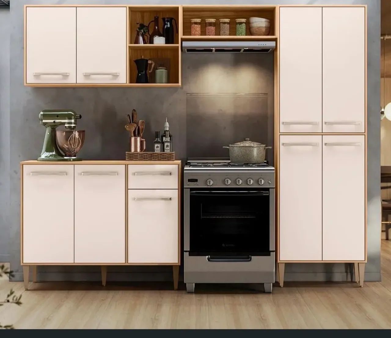 Armário de cozinha completo