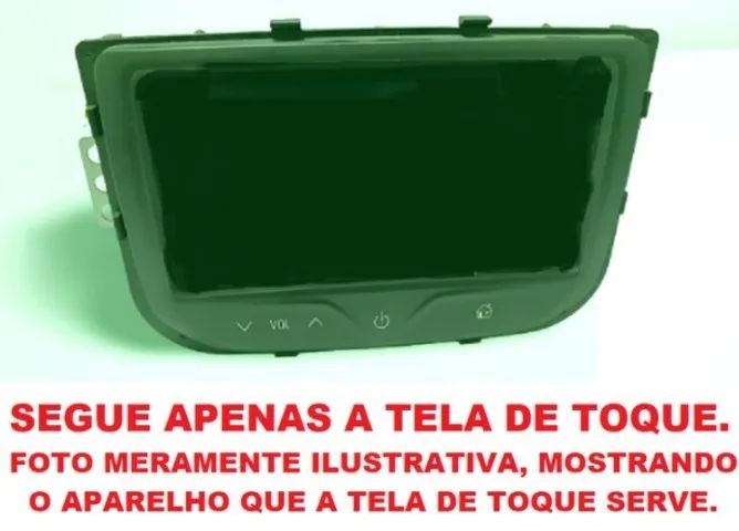 Tela De Toque Touch Screen Para Mylink1 Mylink 1 Onix Prisma Cobalt S10 Sonic Tracker - Foto 4