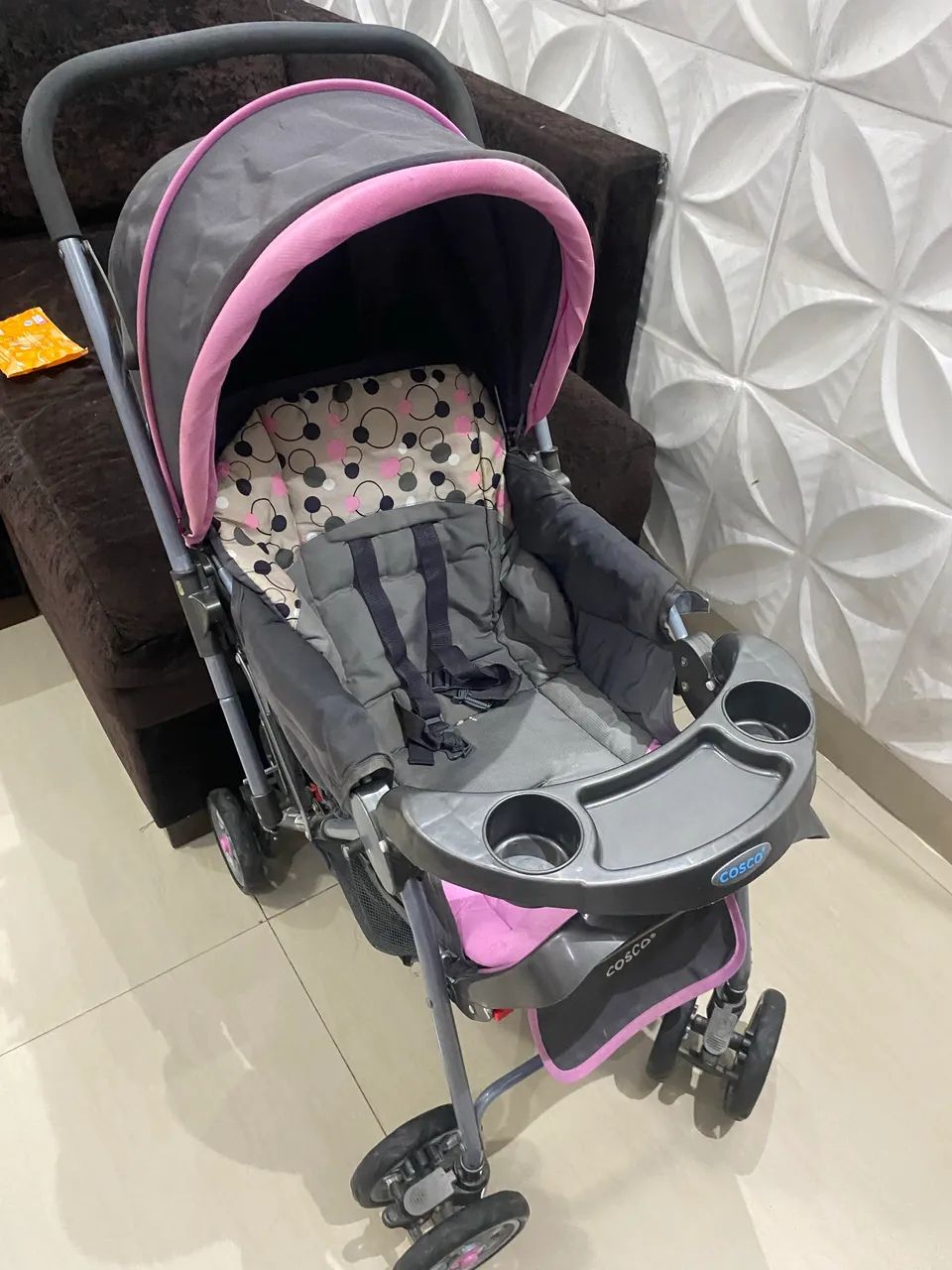 Carrinho cosco kids + bebê conforto 