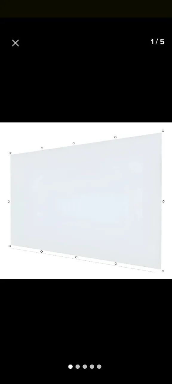 Tela de projeção 3x1,80 - Foto 5