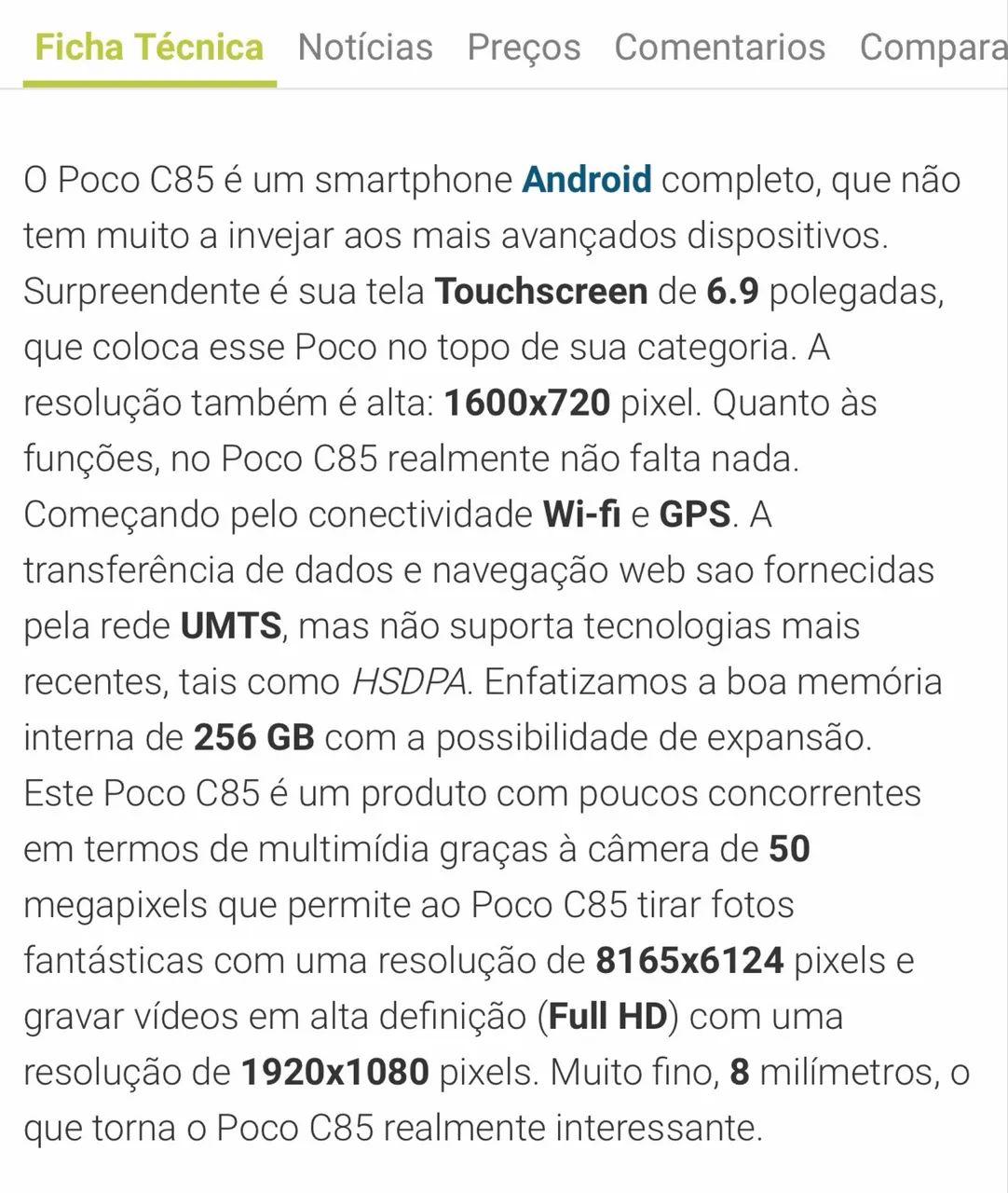 Poco C85 256GB - Foto 2