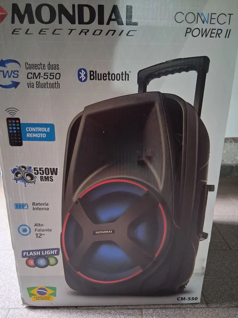 Caixa de som 550W