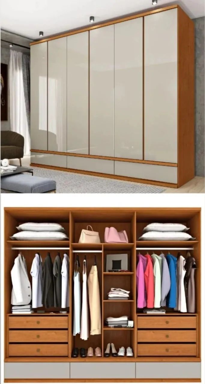 Guarda Roupa Casal Esparta 2,70m