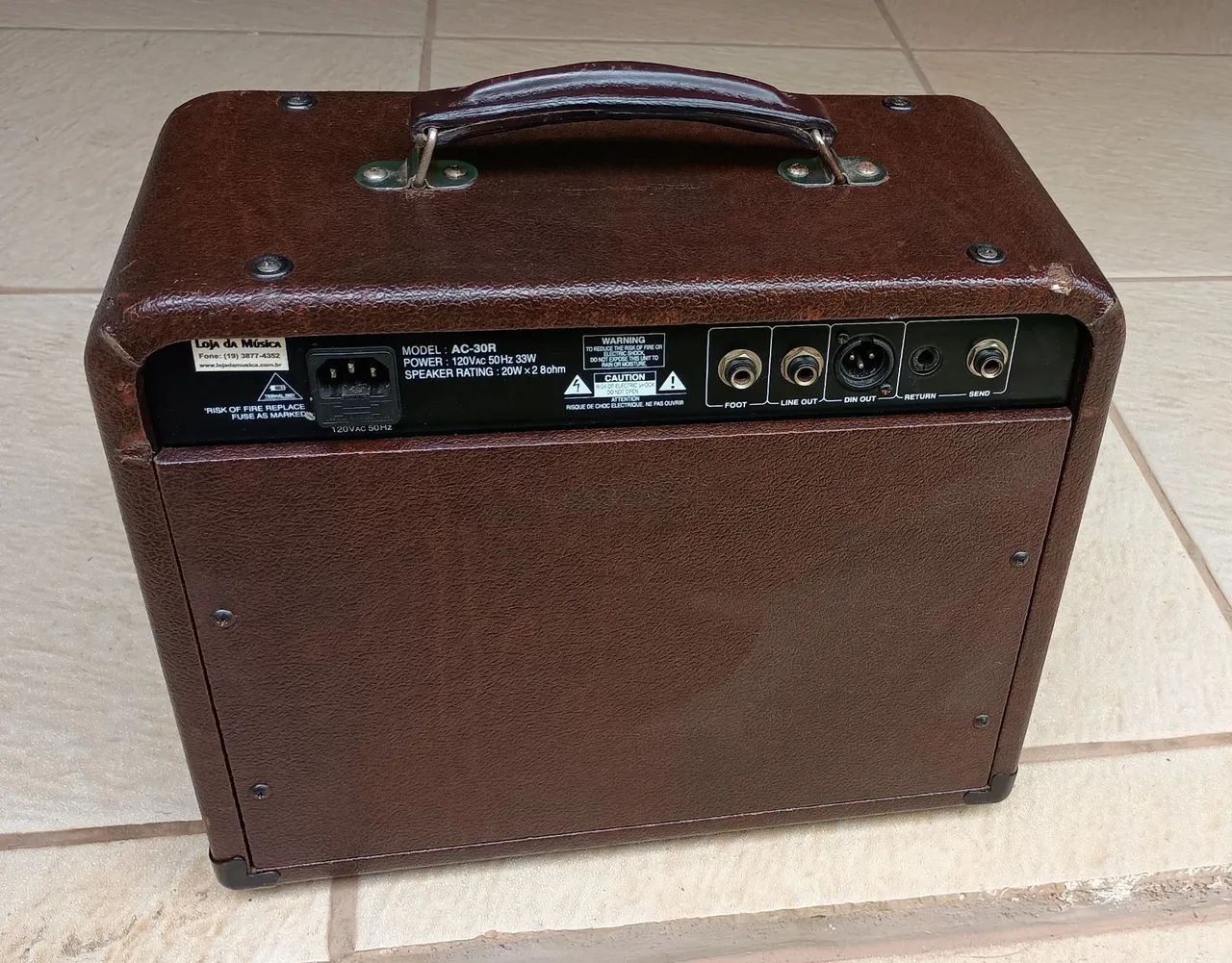 Caixa acústica amplificada Condor AC30R  30 Watts  - Foto 3