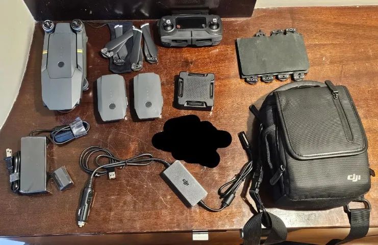 Drone dji mavic pro com kit fly more