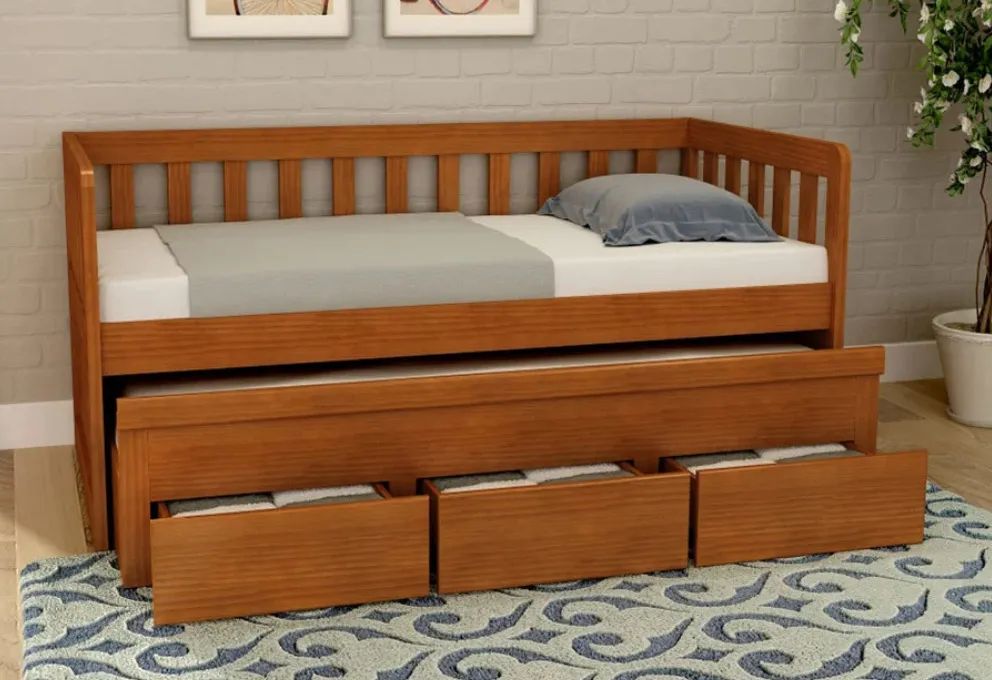 Cama de Solteiro madeira  - Foto 3