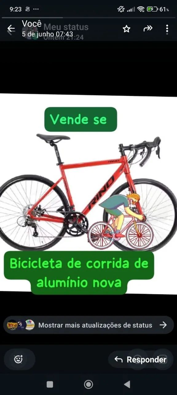 Bicicleta de corrida 