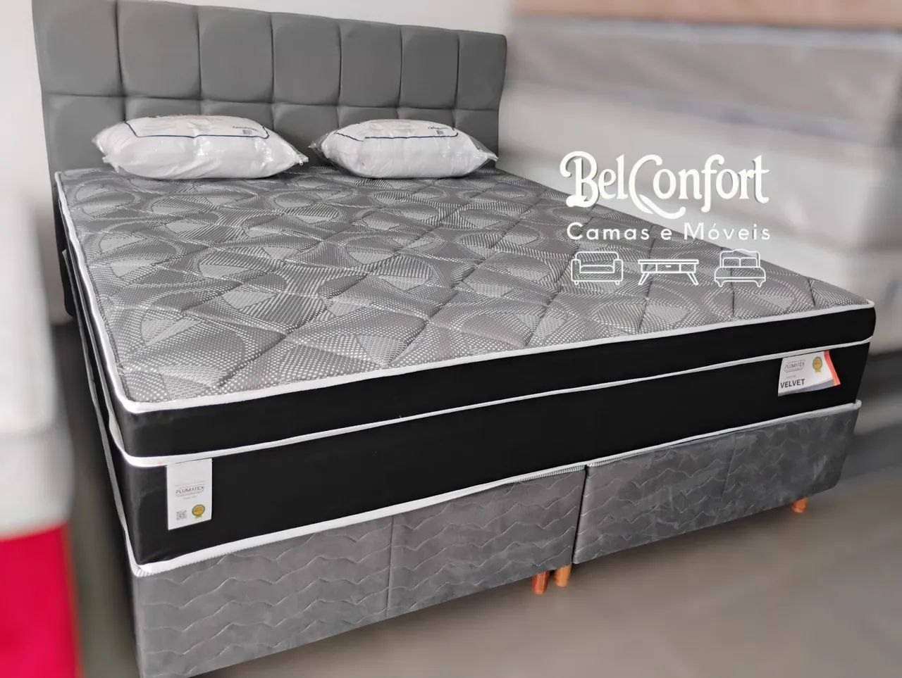 CAMA QUEEN MOLAS ENSACADAS MEGA PROMOÇÃO 