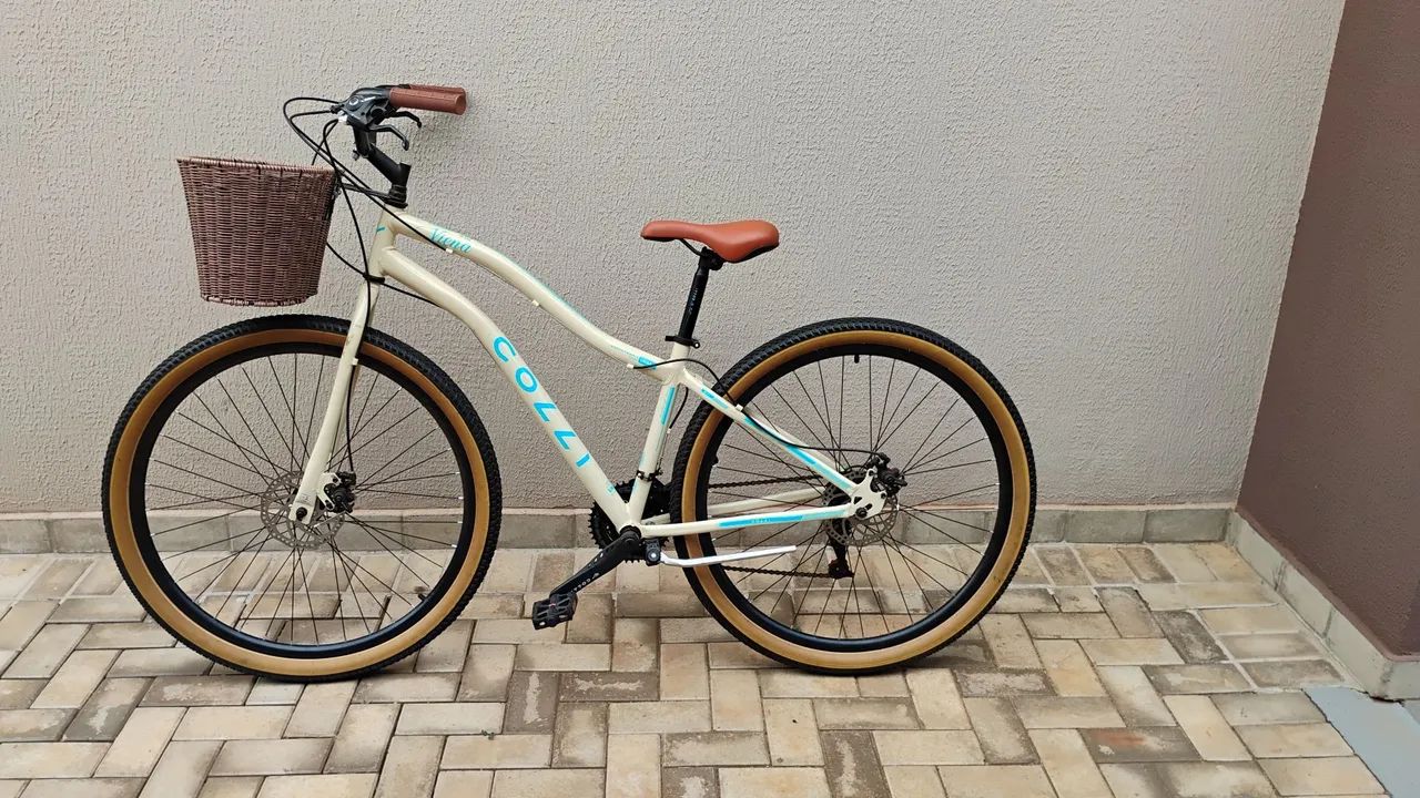 Bicicleta Vintage Com Cesto  - Foto 2