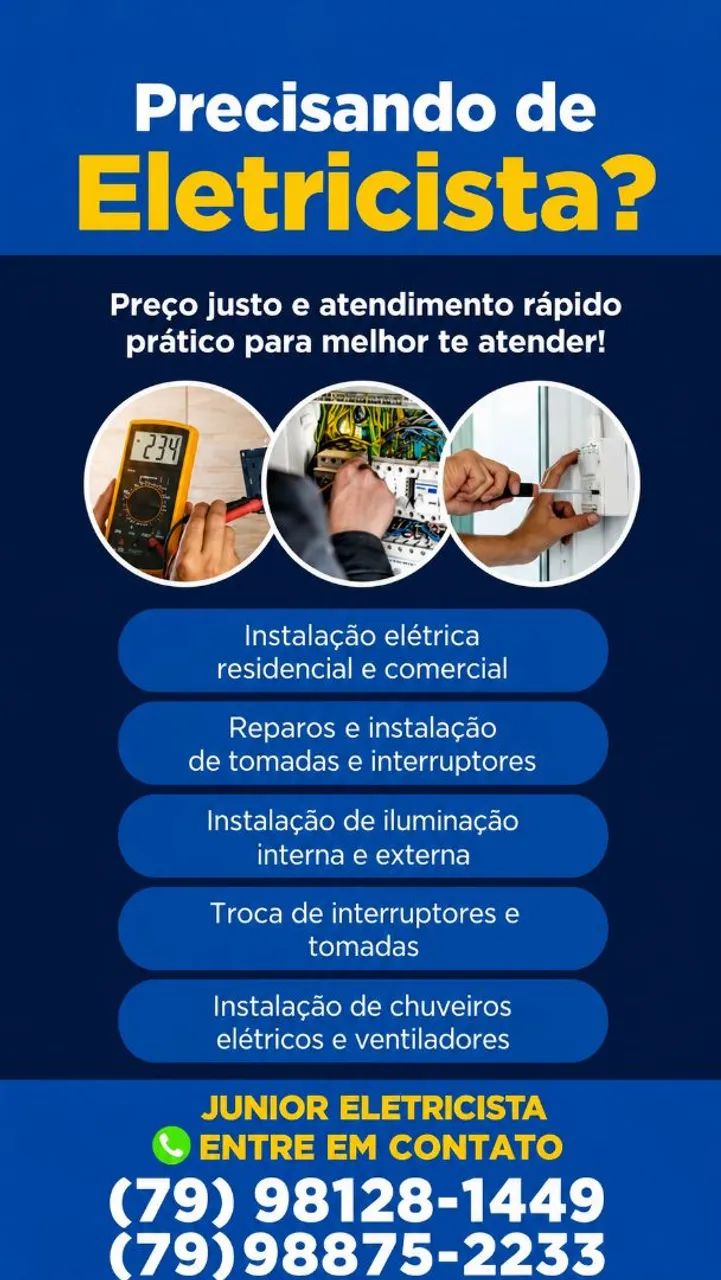 JUNIOR ELETRICISTA - Serviços Elétricos Residenciais e Comerciais - Foto 2