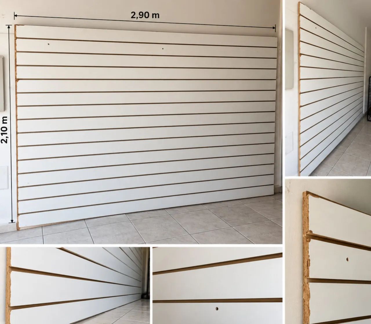 Painel caneletado para lojas - Foto 3