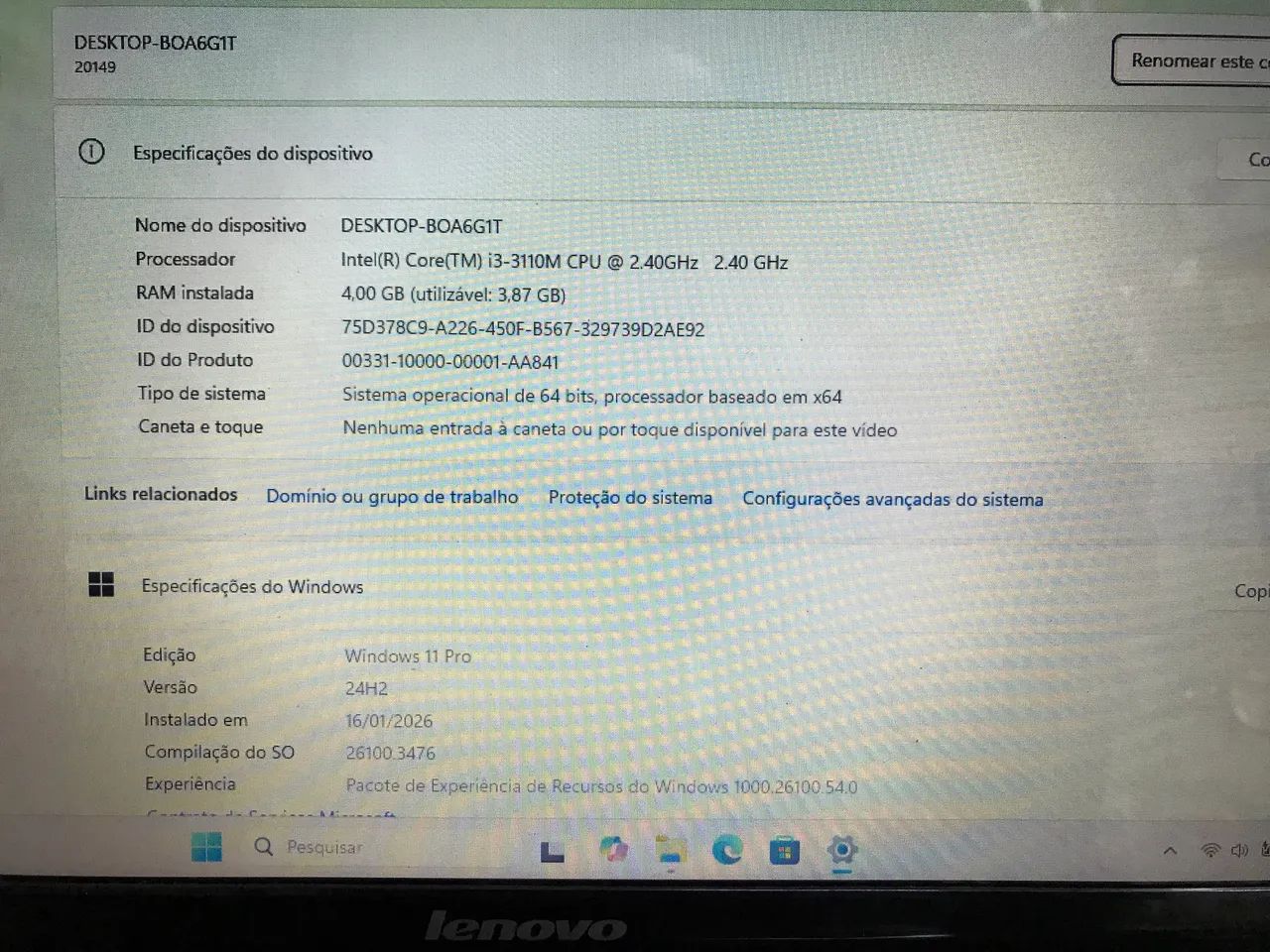 Notebook Lenovo G490 - Foto 3