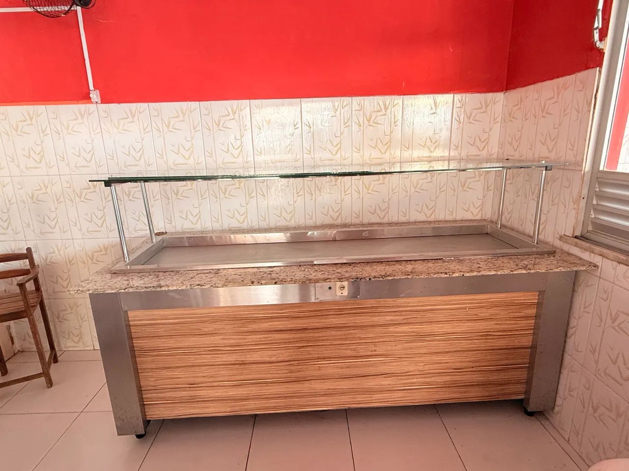 Balcão térmico Buffet Pista fria allkit 220ws