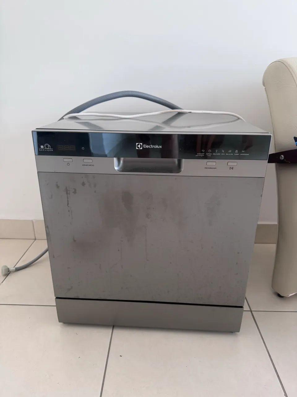 Lava-Louças Electrolux 8 Serviços Inox USADA