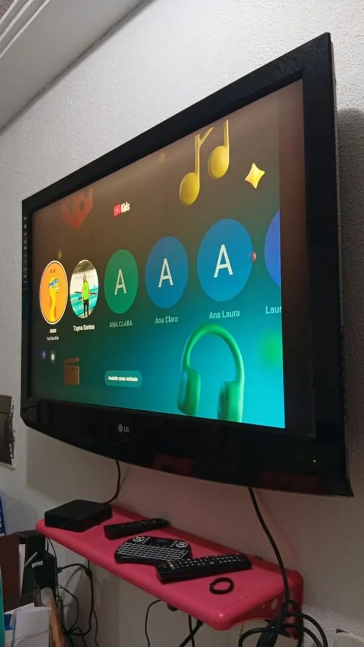 TV LG 42 polegadas com box tv