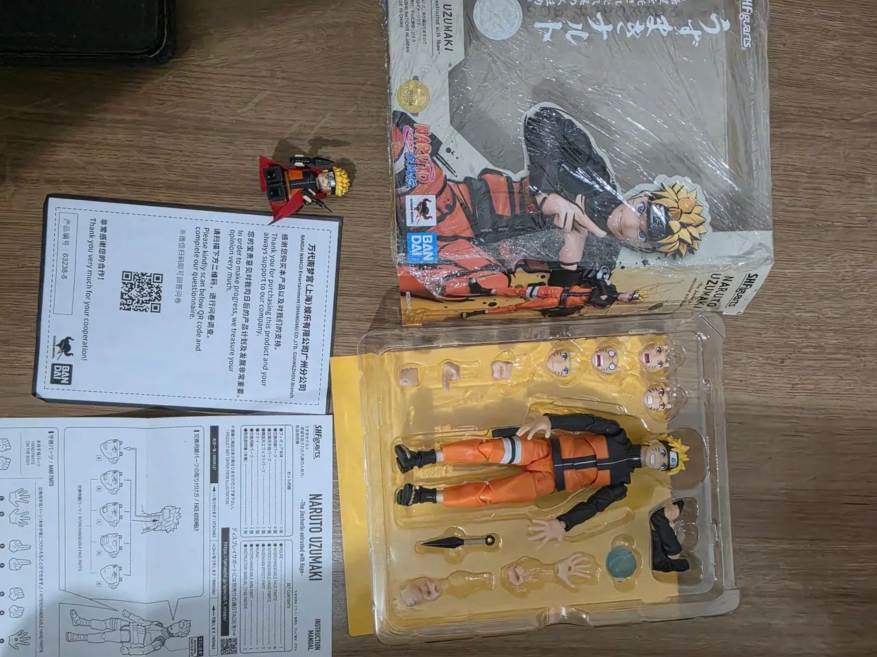 Naruto sh figuarts original completo + extra