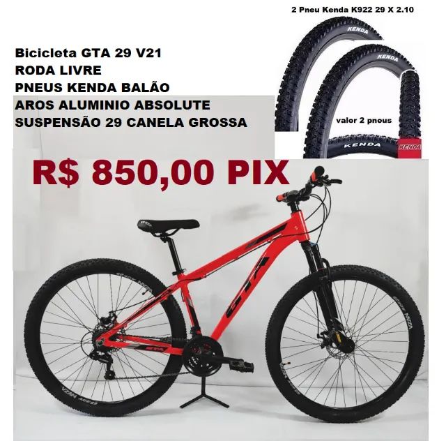 Bicicleta GTA Start shoult e Outra Promoção 2026 nota Fiscal - Foto 2