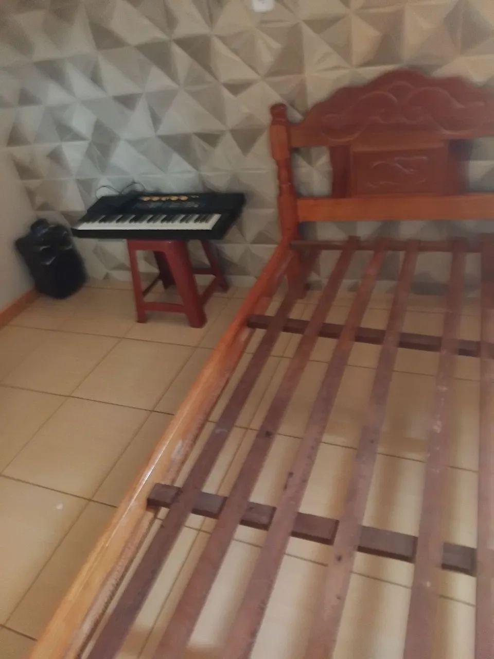 Cama de solteiro (angelim) - Foto 2