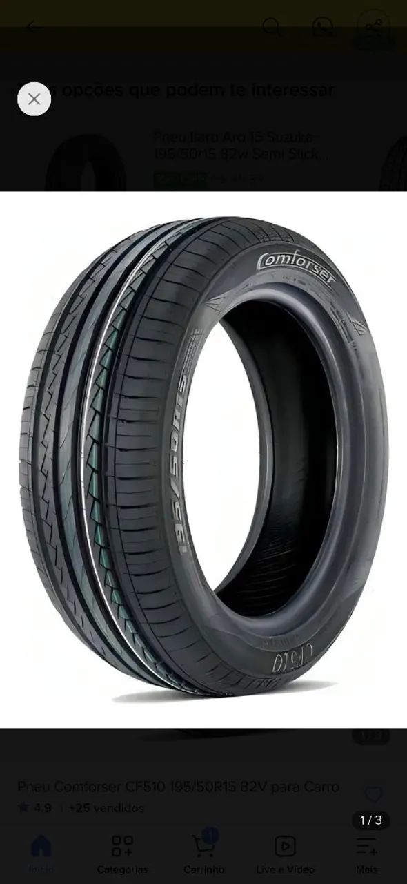 Pneu comforser 195, 50 r15