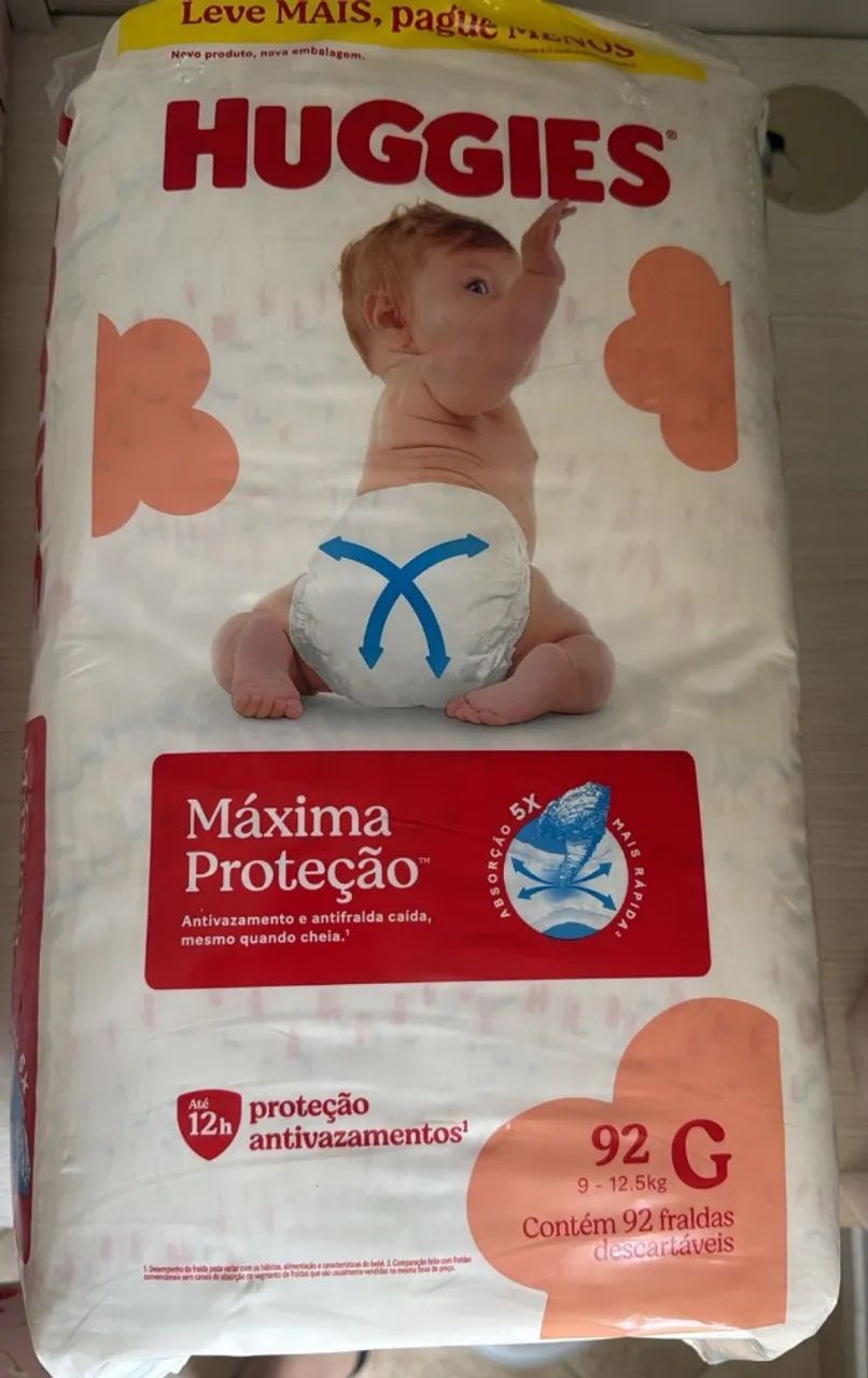 Fralda Huggies TAM G