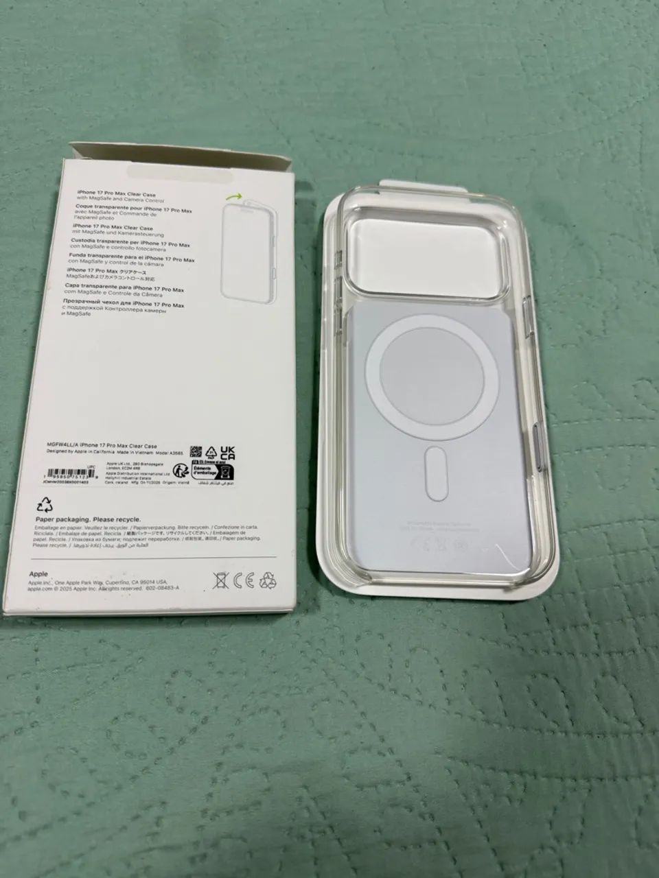 Capa IPhone 17 18 Pro Max Original Clear Case - Foto 2