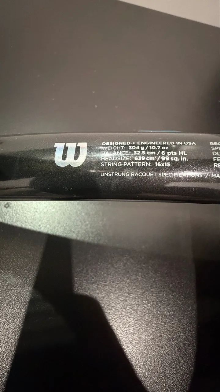 Raquete Wilson Steam 99S - Spin Profissional - Foto 5