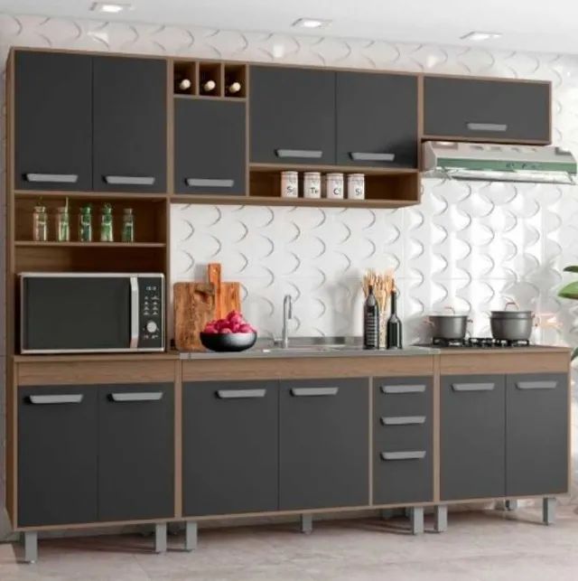 COZINHA BARCELONA COMPLETA COM 2 BALCAO - Foto 3