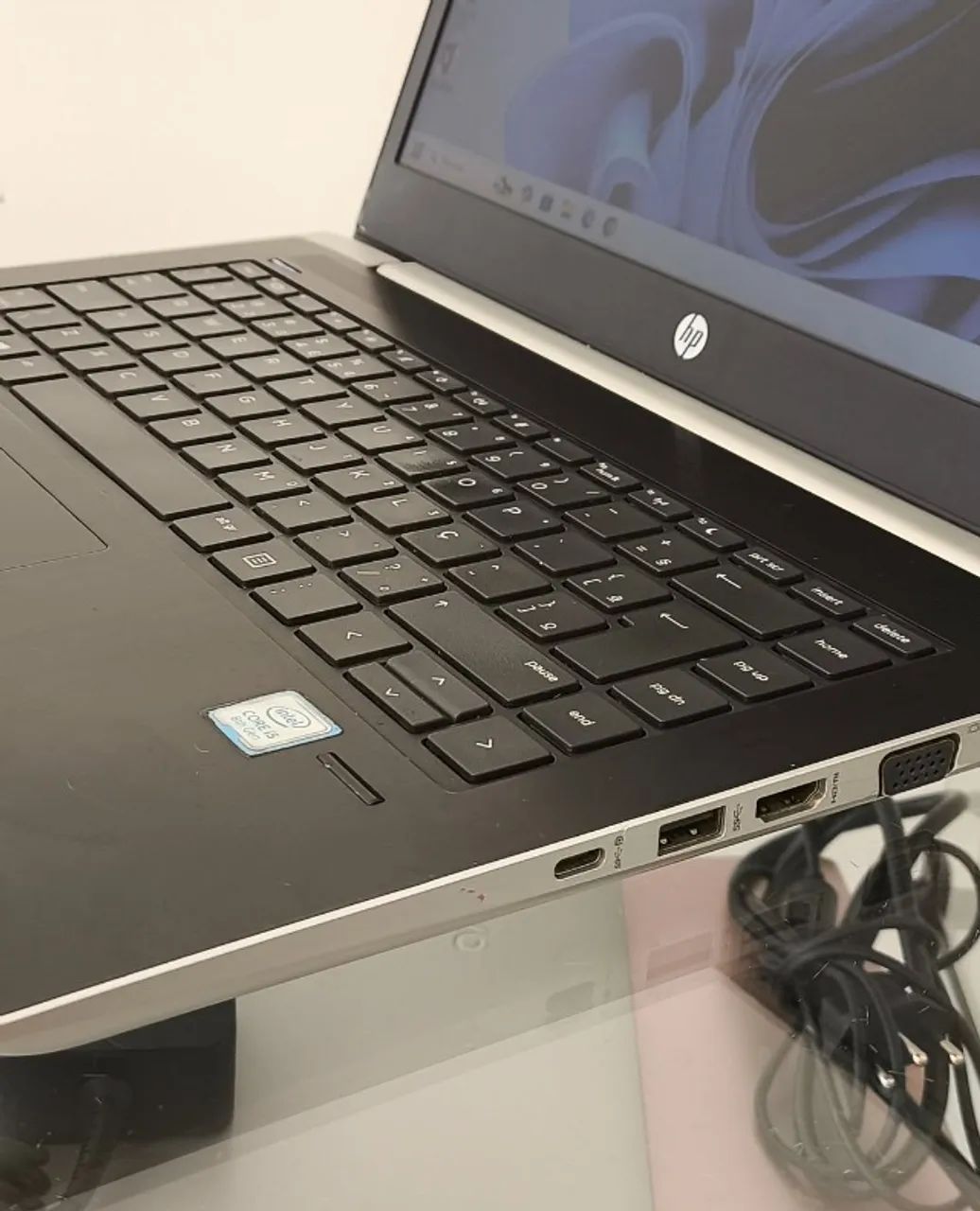 Notebook HP ProBook Intel Core i5 8ªGeração 8GB RAM SSD 240GB Bateria 6h - Foto 4