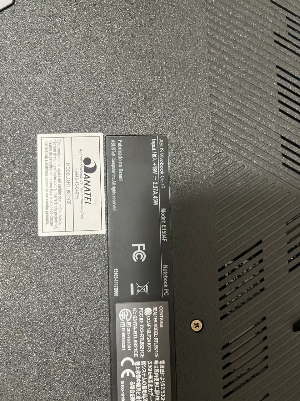 Vendo notebook ASUS Vivobook (NOVO)
