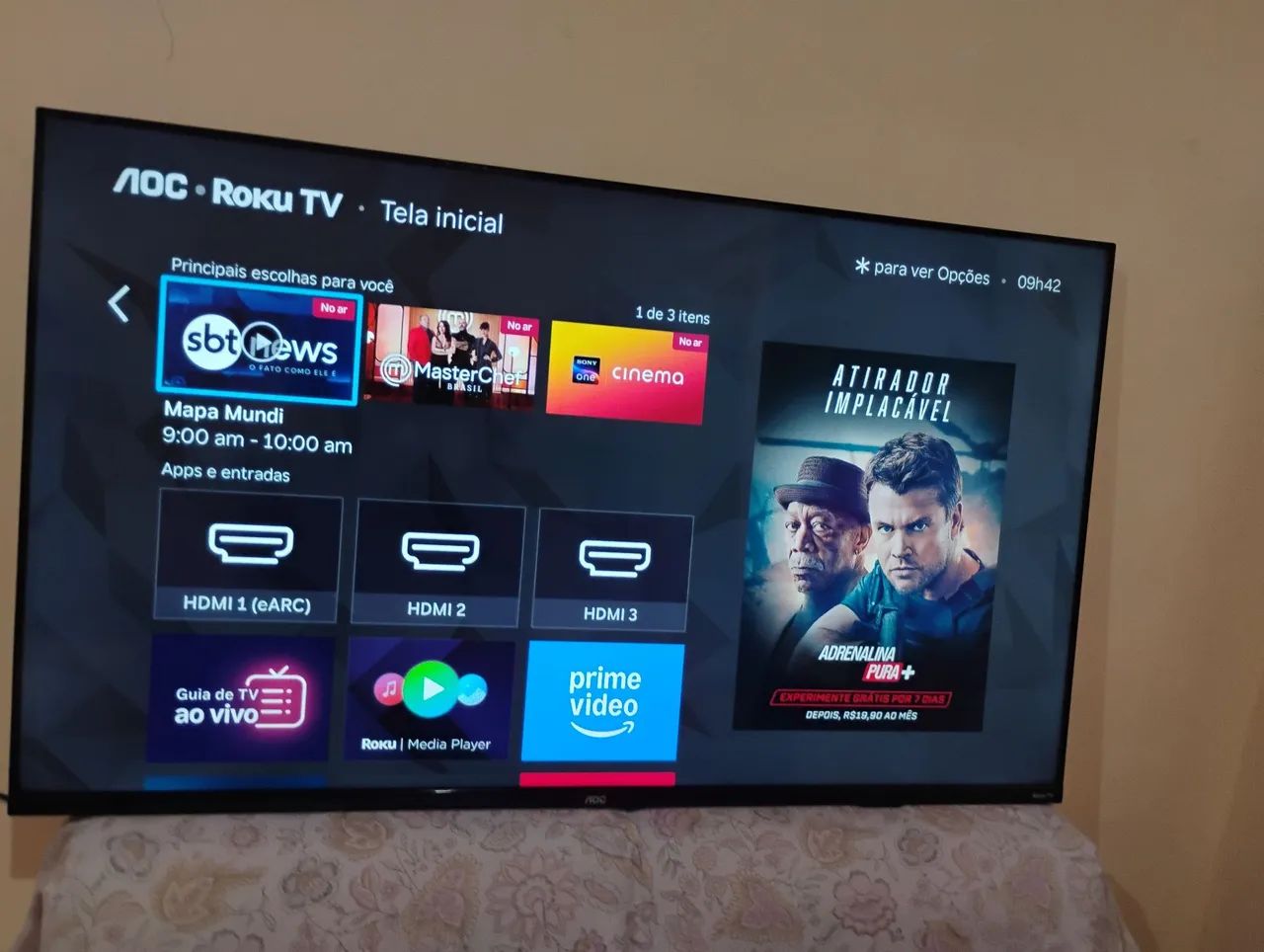 TV Smart 4K 50 polegadas
