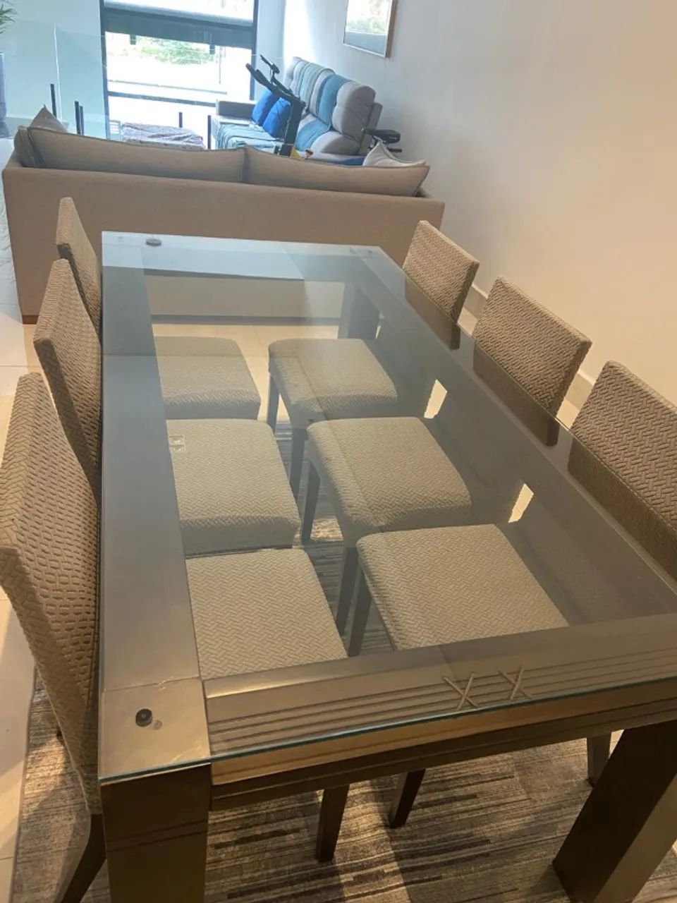 Mesa de Jantar Retangular 2x1m - Foto 3