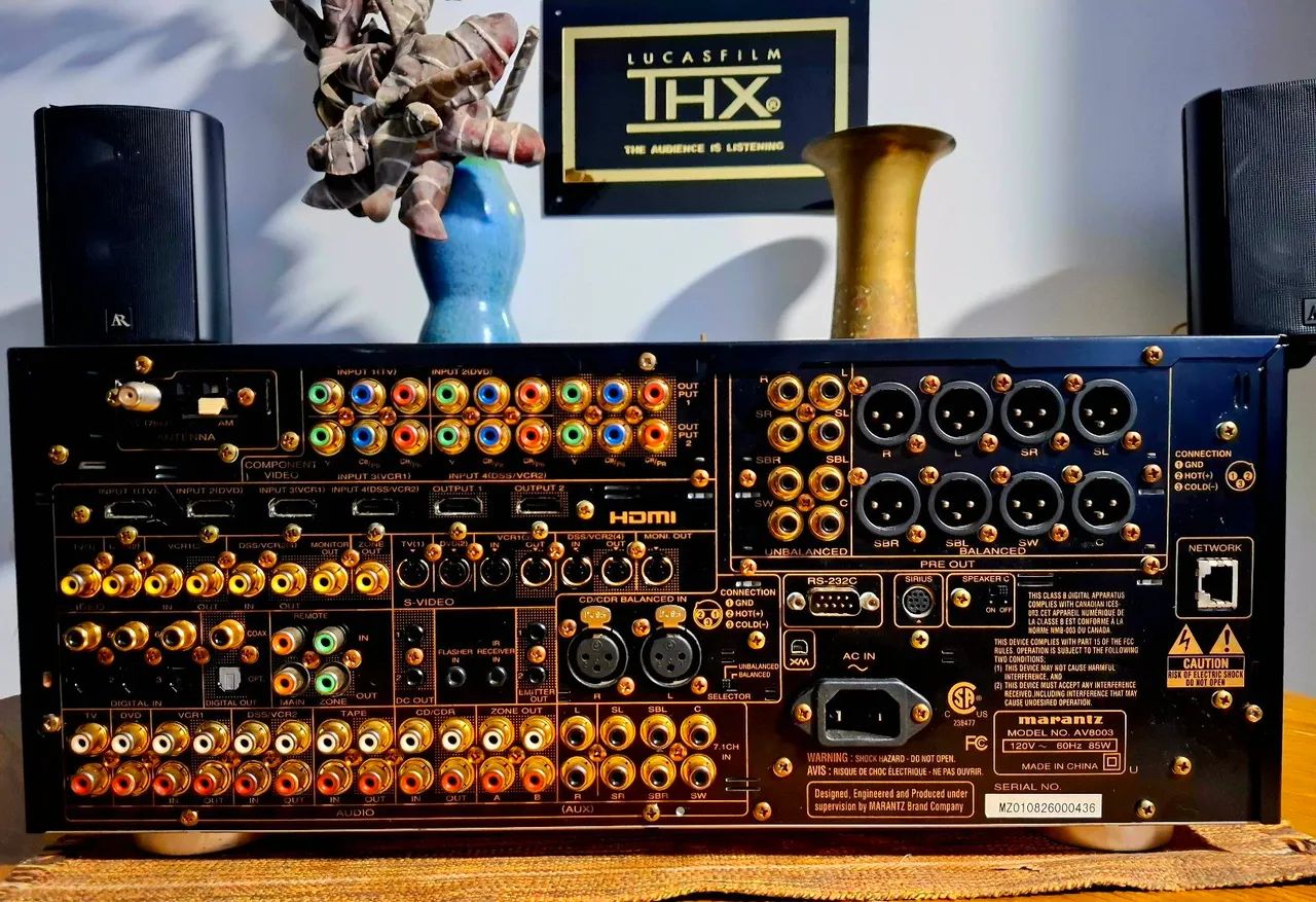 PREAMP PROCESSADOR MARANTZ AV 8003 THX ULTRA2 - Aparelhos de Som