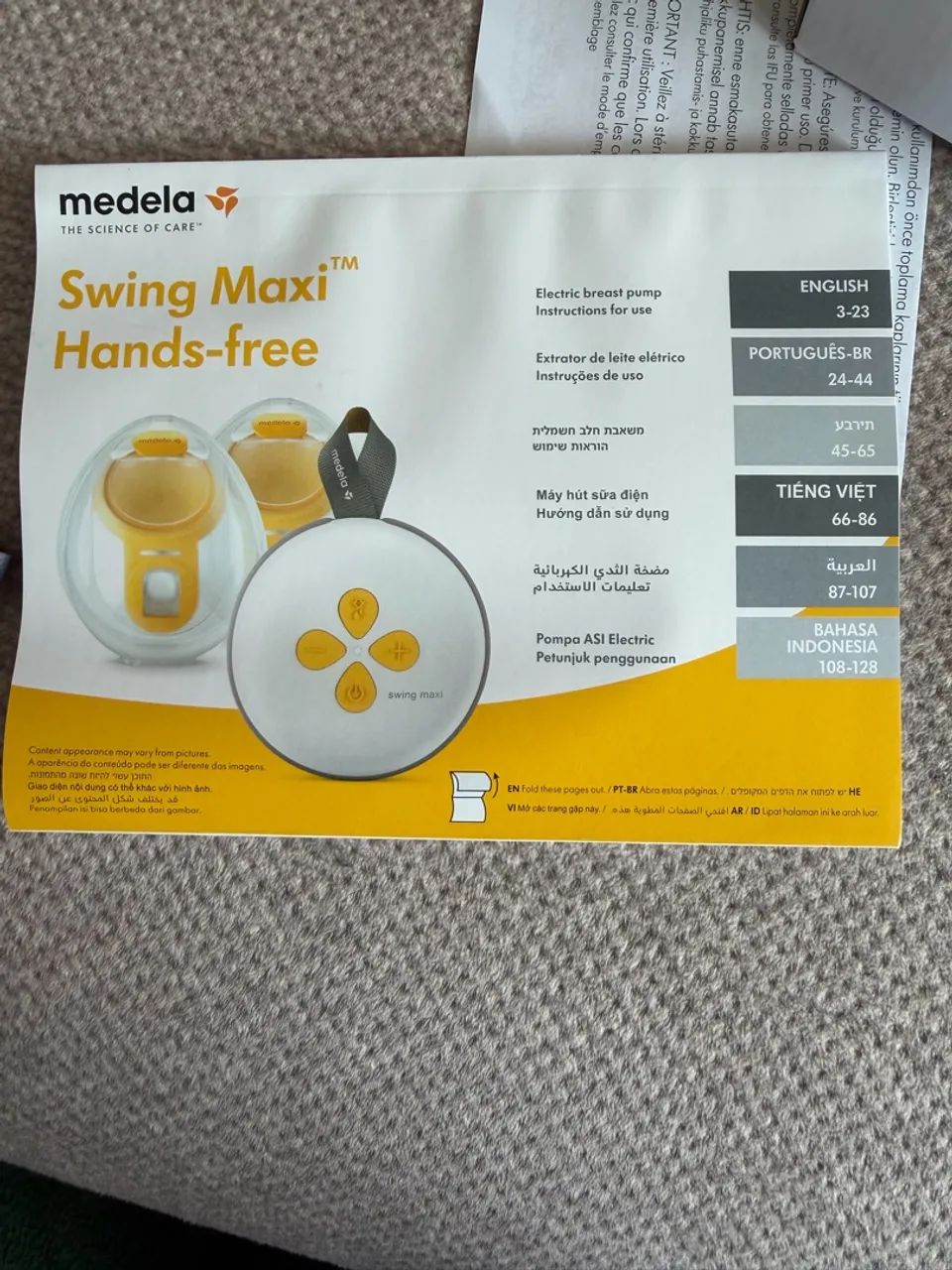 Extratora leite swing maxi hands free Medela - Foto 5