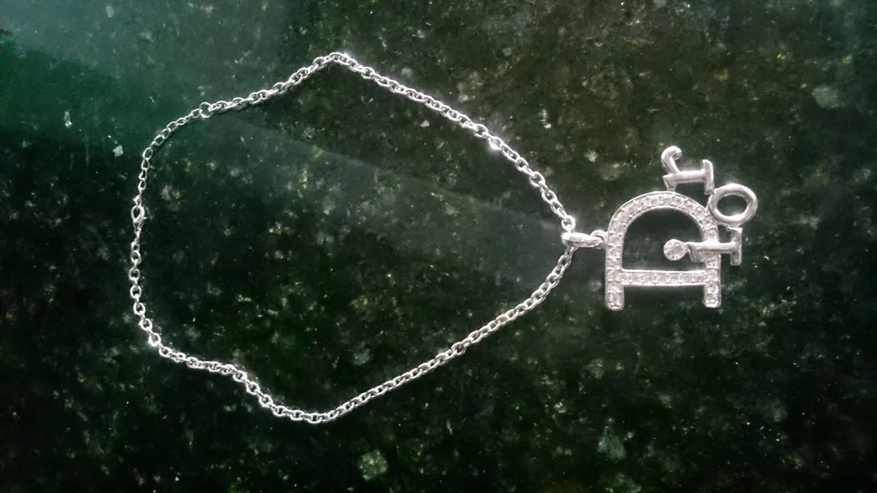 Christian Dior Necklace metal Silver Auth - Foto 3