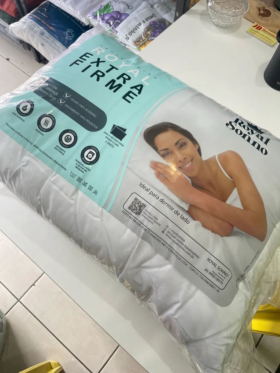 Travesseiro extra firme