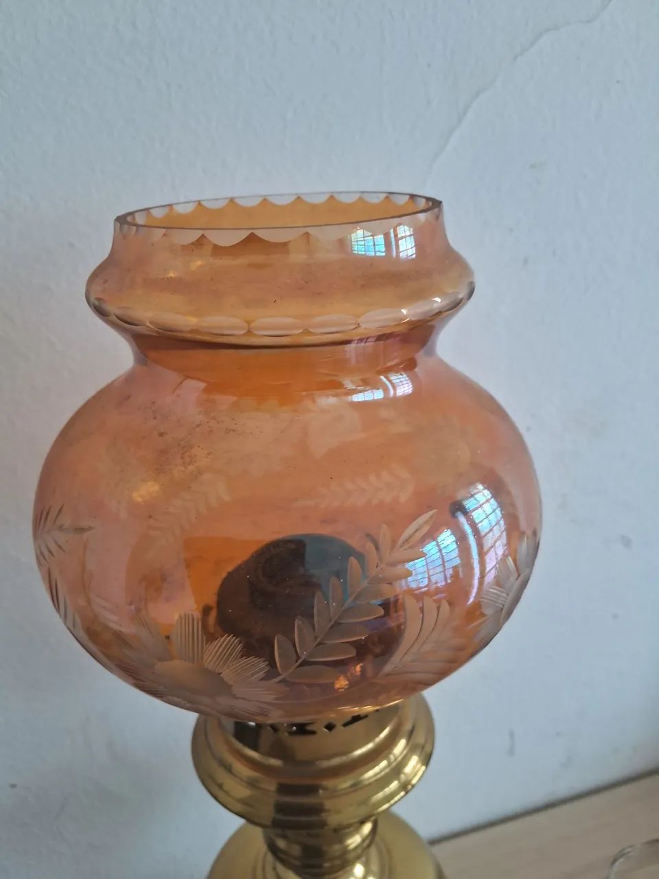 Abajur antigo estilo lampião a querosene . - Foto 2