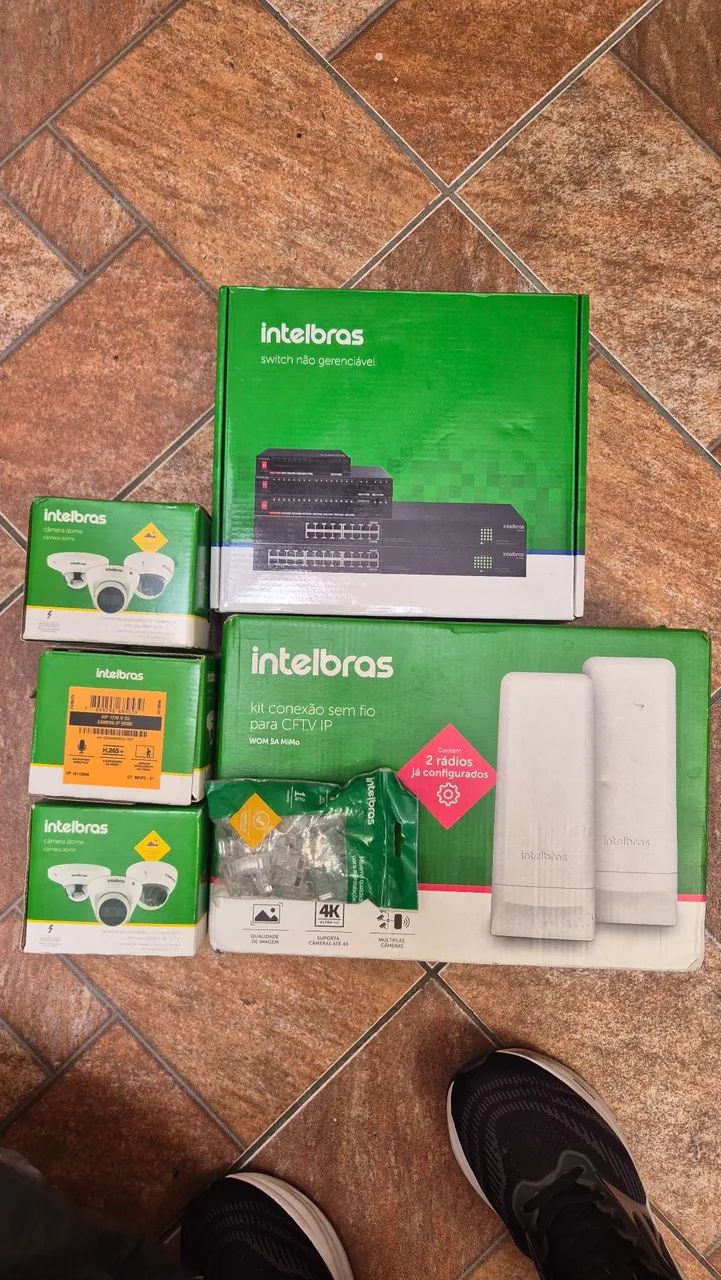 Kit câmera intelbras 