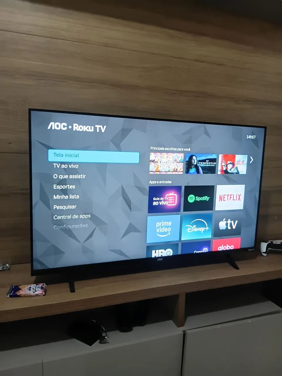 Smart tv philco Roku 43p