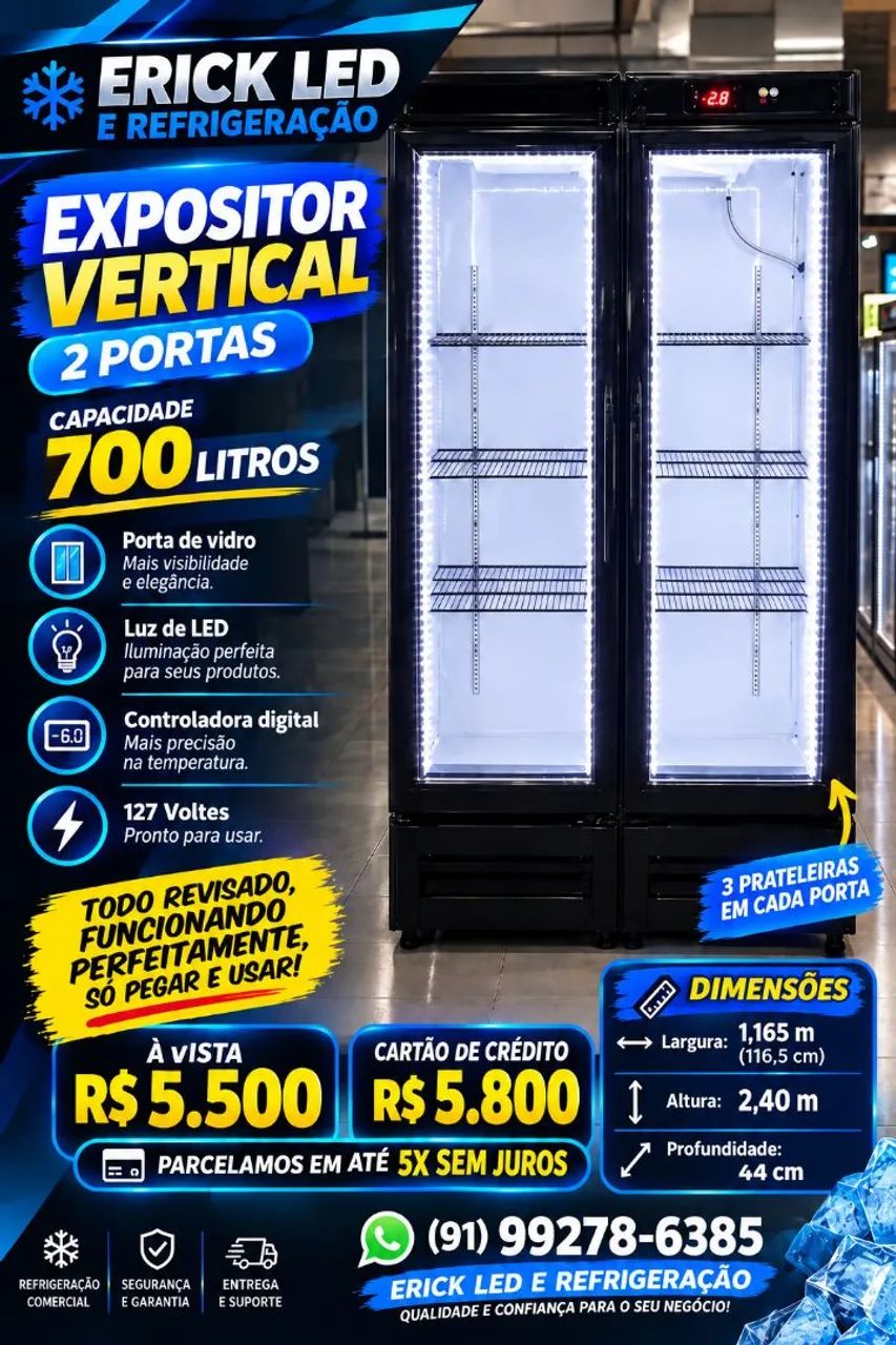 Expositor Vertical semi-novo 