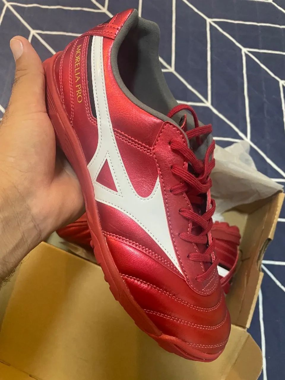 Chuteira Society Mizuno Morelia Pro - Calçados Esportivos - Águas