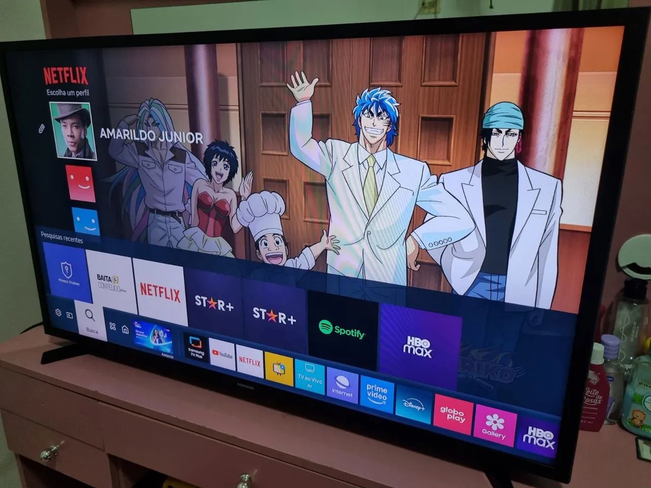 TELAO SMART SAMSUNG TIZEN 4K 55 POLEGADAS 