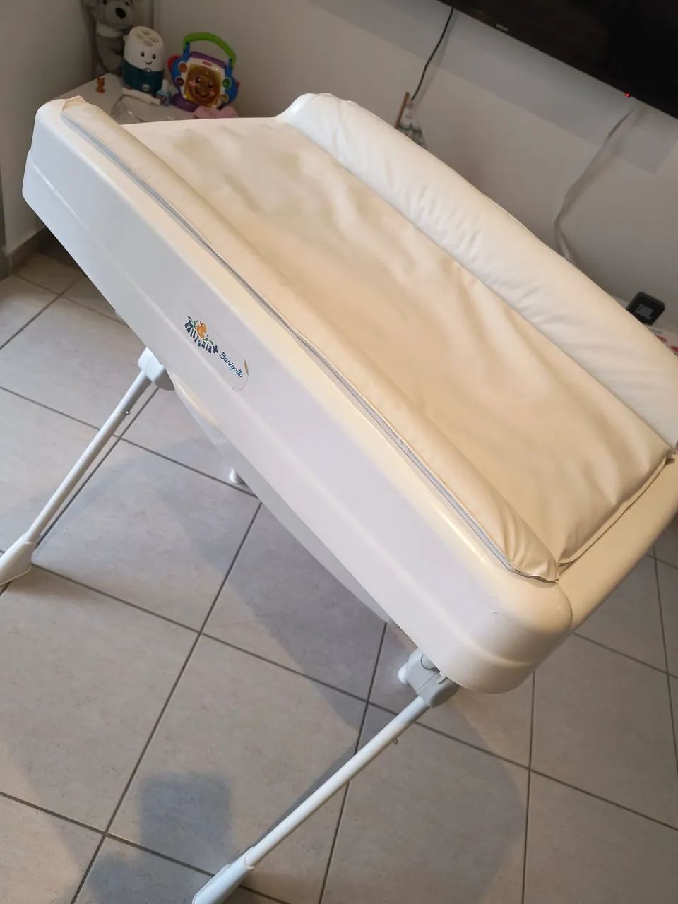 Banheira com trocador 