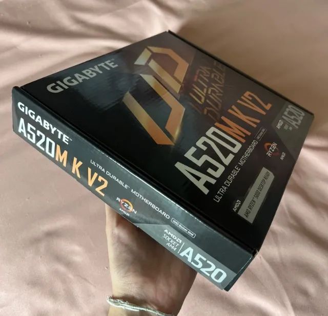 Placa Mãe Gigabyte A520M K V2 - Foto 3
