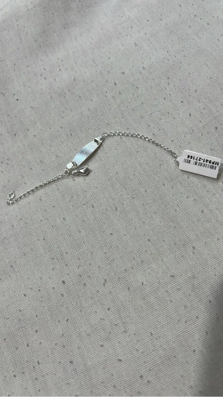 Pulseira para beb ê Prata - Foto 2